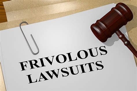 7 Sanctions Courts Minute Order. . Examples of frivolous lawsuit